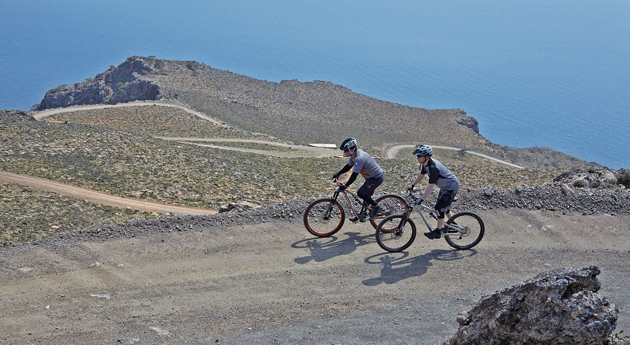crete cycling mountainbike tour, cretan sports cycling, mtb tour